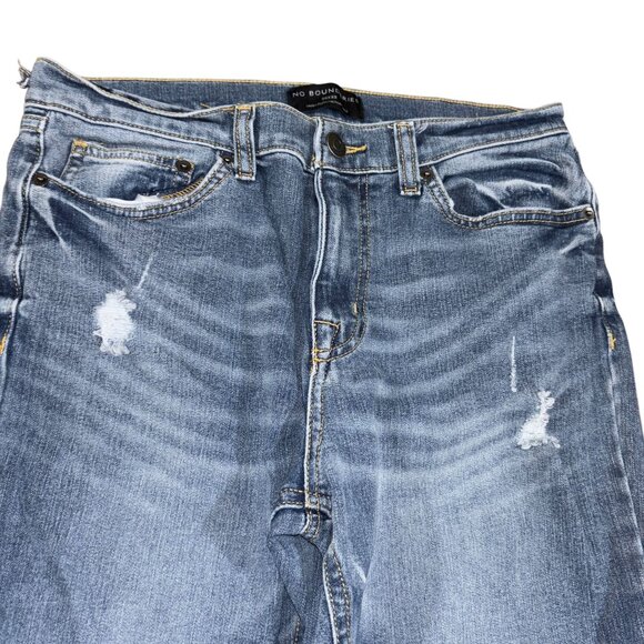 No Boundaries Men's 30x32 Distressed Front/Knee Holes Jeans - Picture 3 of 5